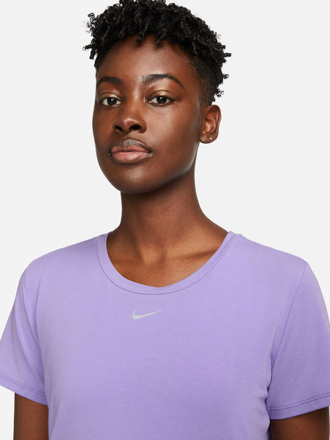 Nike Dri-FIT UV One Luxe Women's Standard Fit Short-Sleeve Top.