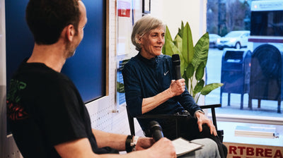 Joan Benoit Samuelson talks about the Boston Marathon Starting Line