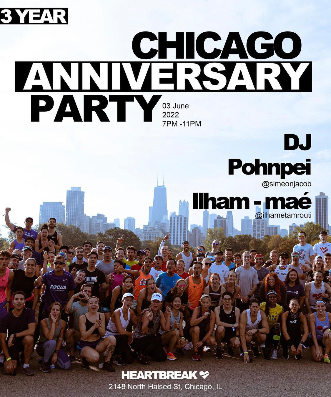 3 Year Heartbreak Chicago Anniversary Party