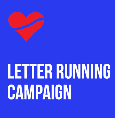 Letter Running Campaign | TODAY 10/13 @ ALL Heartbreak locations