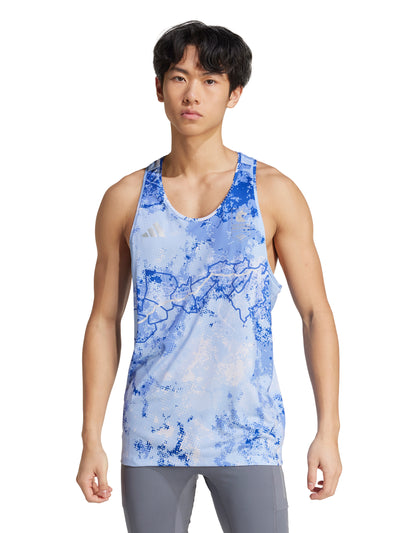 Adidas Men's Boston Marathon® 2025 Allover Print Tank Top