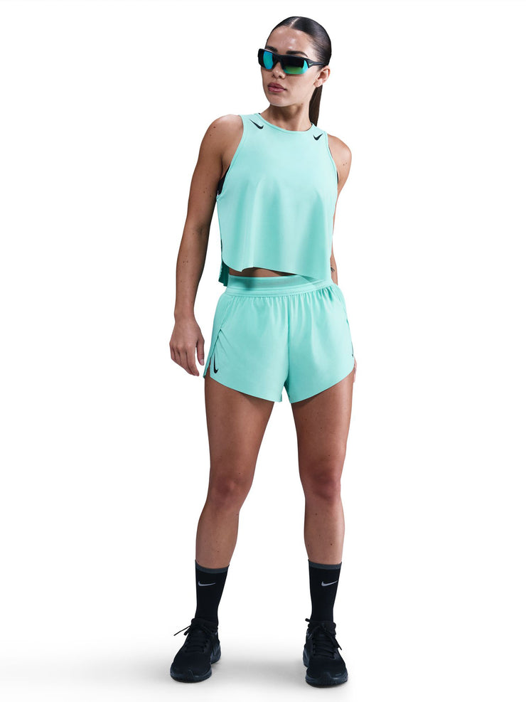 nike miler women's cropped running tank