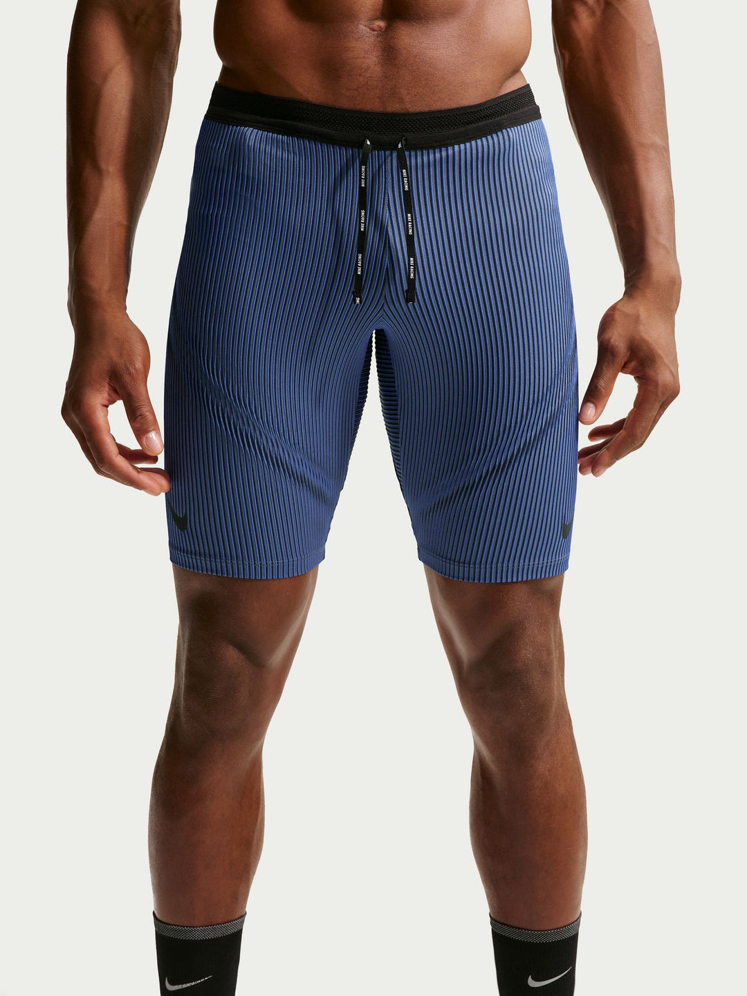 nike aeroswift half tights blue