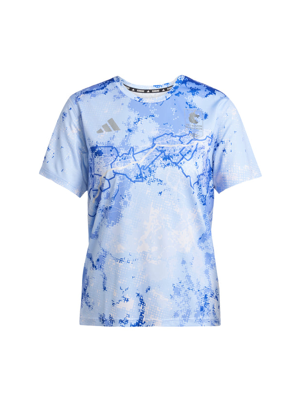 Adidas Women's Boston Marathon® 2025 Allover Print Tee