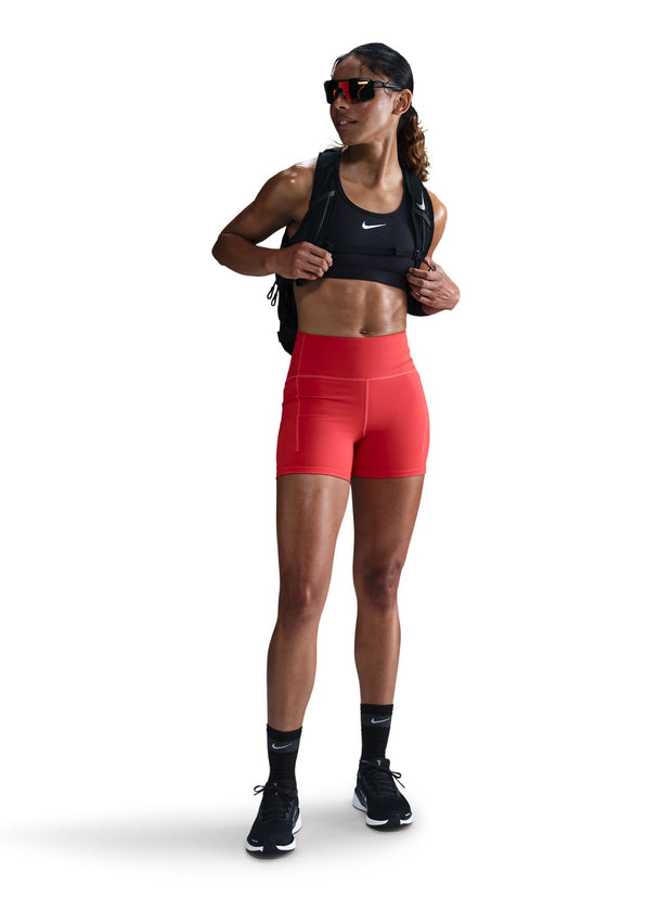 Nike Women's Swift High-Waisted 4" Tight Running Shorts with Pockets