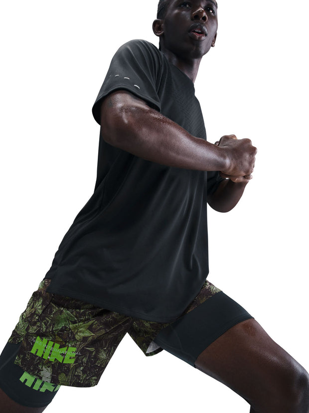 Nike Men's stride Dri-FIT 7" Brief-Lined Printed Running Shorts