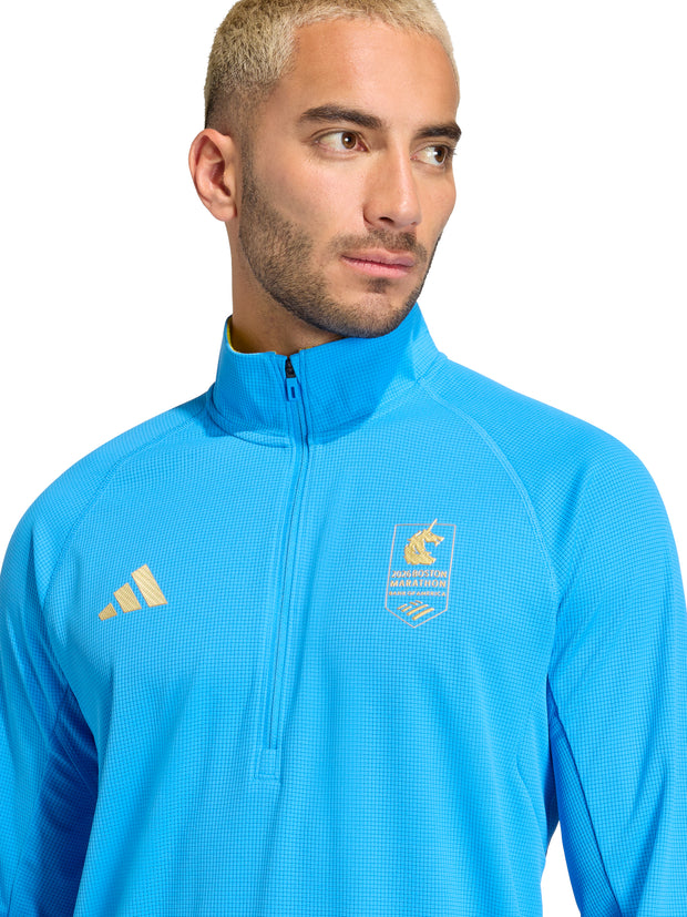 Adidas Men's Boston Marathon® 2026 Half Zip Long Sleeve Shirt