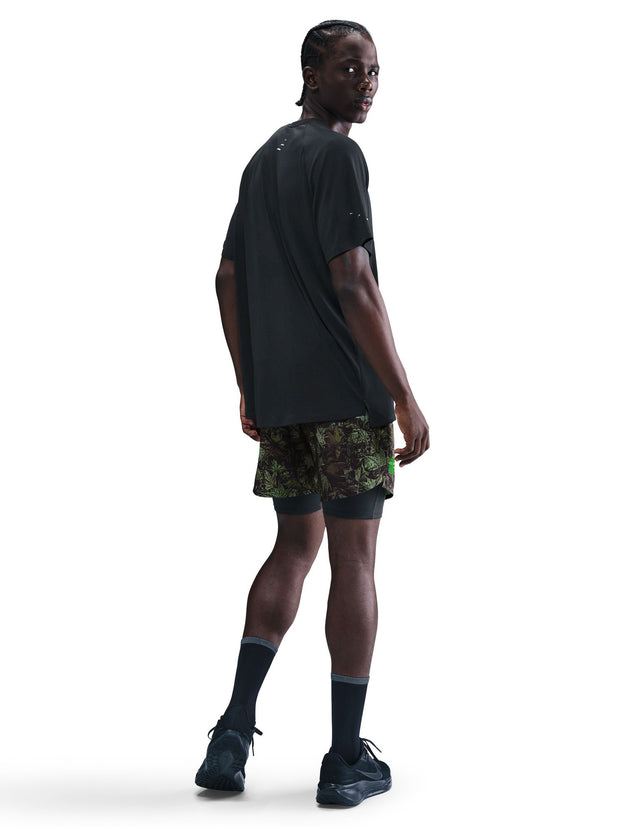 Nike Men's stride Dri-FIT 7" Brief-Lined Printed Running Shorts