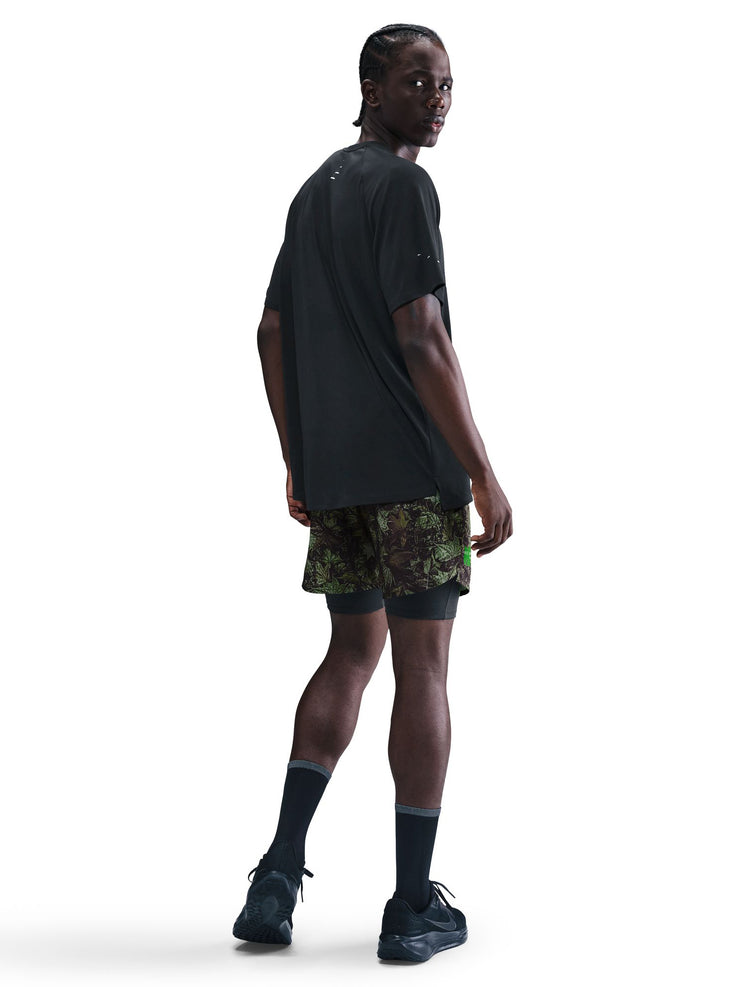 Nike Men's stride Dri-FIT 7" Brief-Lined Printed Running Shorts