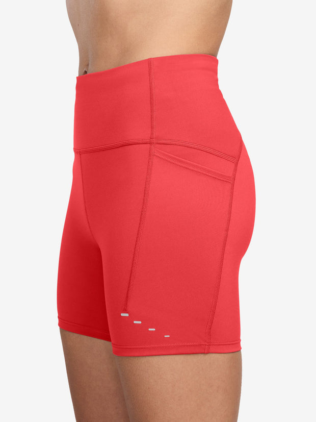 Nike Women's Swift High-Waisted 4" Tight Running Shorts with Pockets