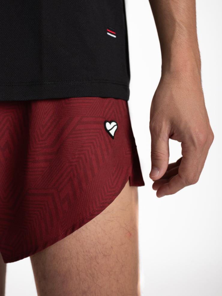 Heartbreak Men's Bear Cage 2" Split Shorts