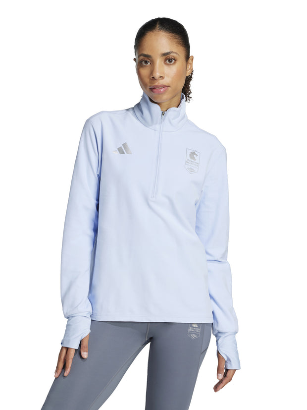 Adidas Women's Boston Marathon® Presented by Bank of America 1/2 Zip Top