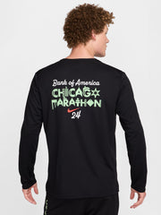 Nike Chicago Marathon Men's Miler Dri-FIT UV Long-Sleeve Running Top