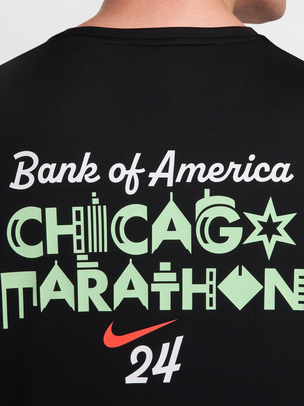 Nike Chicago Marathon Men's Miler Dri-FIT UV Long-Sleeve Running Top