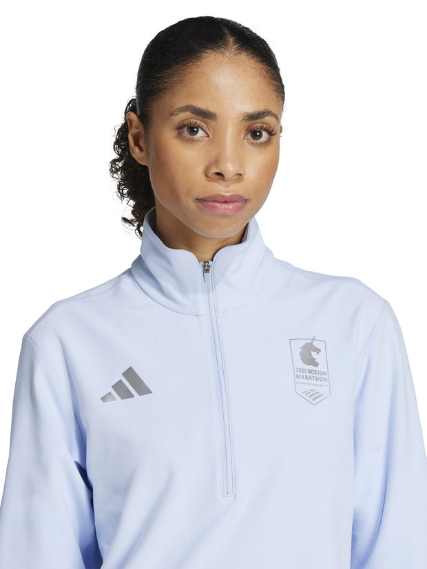 Adidas Women's Boston Marathon® Presented by Bank of America 1/2 Zip Top