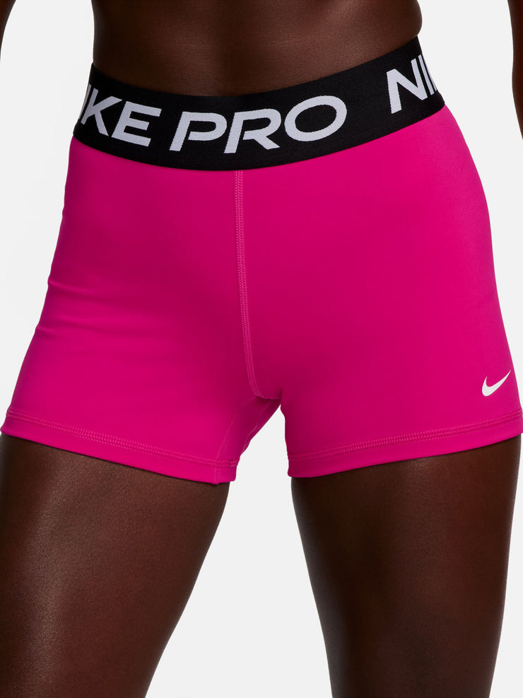Nike Women's Pro 3 Training Short (Watermelon/Watermelon/White, X-Small 3)  