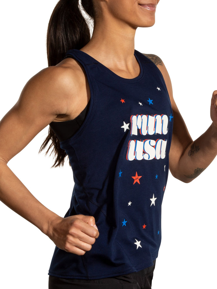 Brooks Women's USA Distance Tank Top 3.0