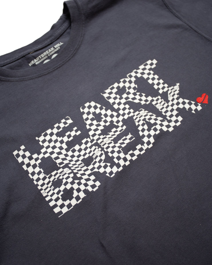 Heartbreak Wordmark Checkered Tee