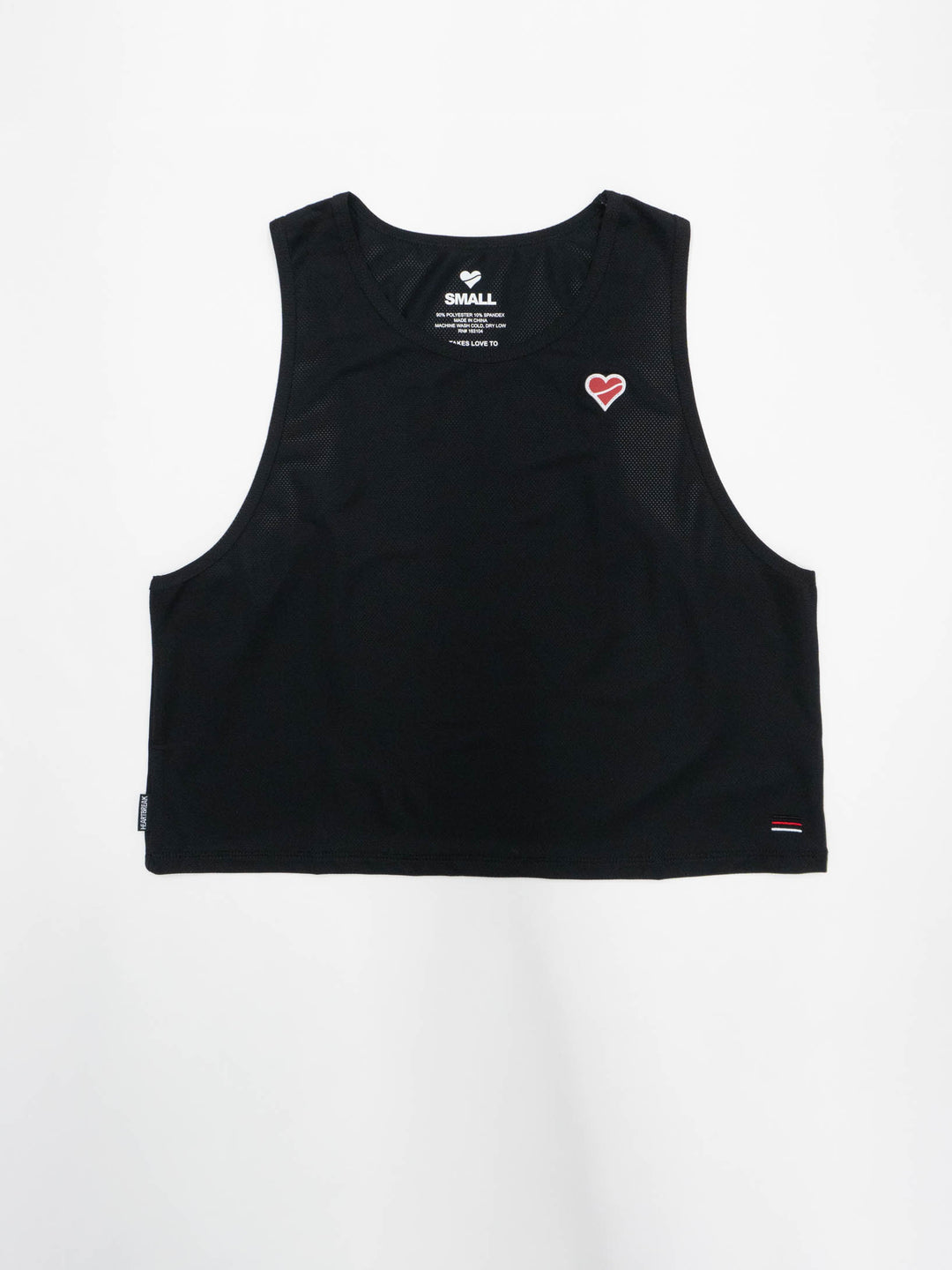 トップス ANDMARY Heart point tops black ANDMARY】Heart point tops