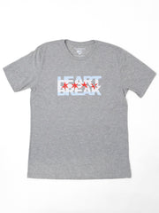 Heartbreak Wordmark Chicago Flag Tee