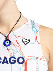 Heartbreak Women's Chicago Crop Singlet