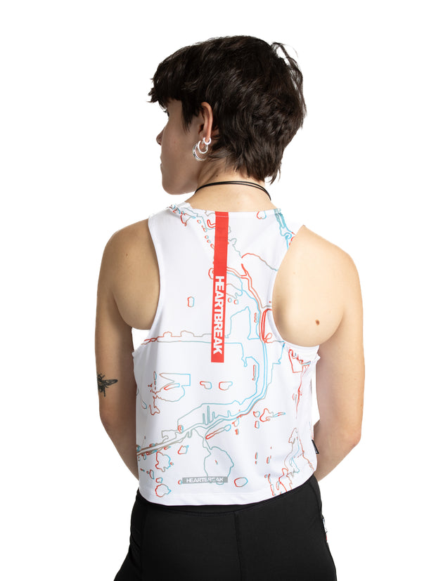 Heartbreak Women's Chicago Crop Singlet