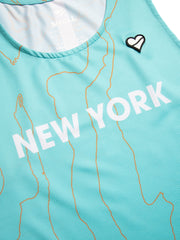 Women's New York Crop Singlet