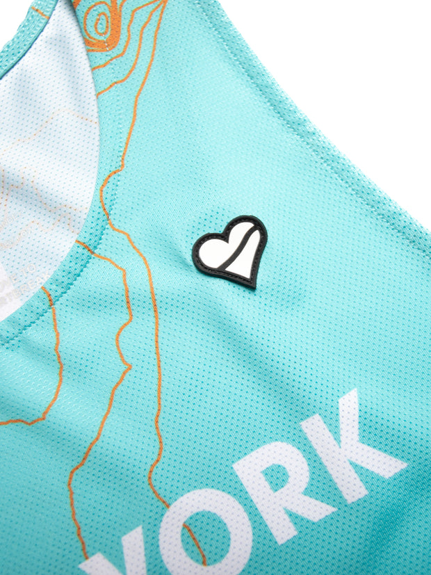 Women's New York Crop Singlet