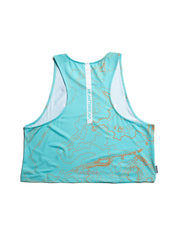 Women's New York Crop Singlet