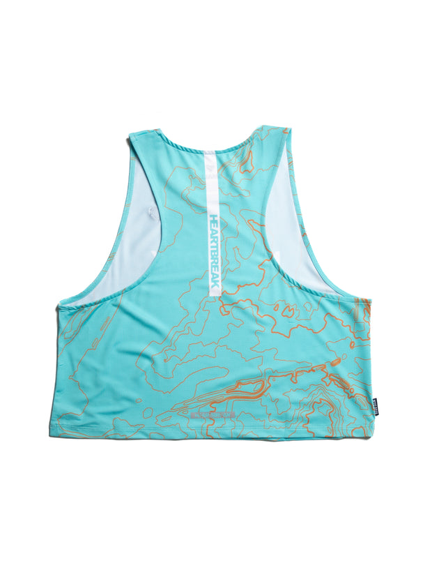 Women's New York Crop Singlet