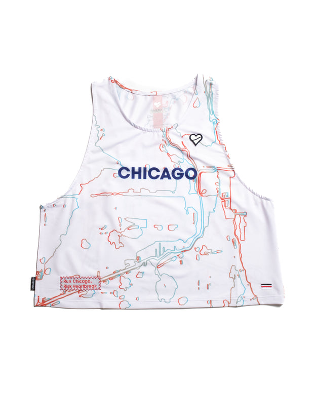 Heartbreak Women's Chicago Crop Singlet
