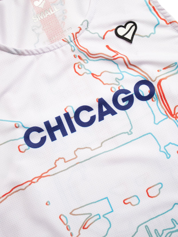 Heartbreak Women's Chicago Crop Singlet