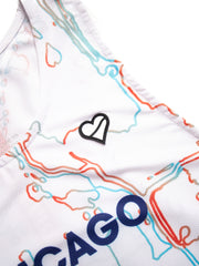 Heartbreak Women's Chicago Crop Singlet