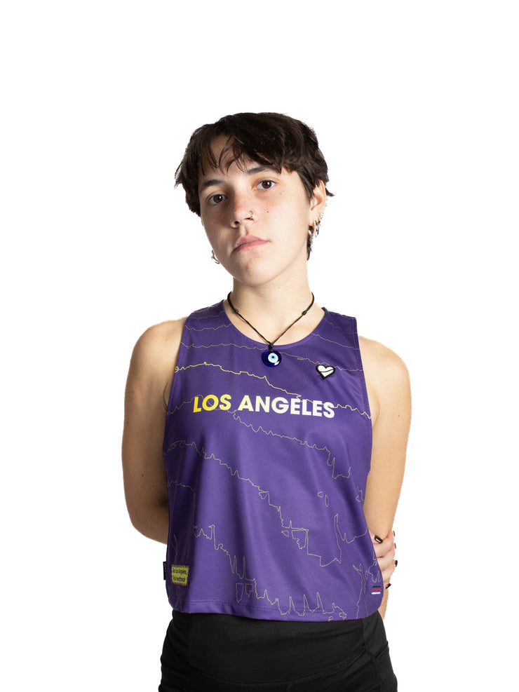 Heartbreak Women's Los Angeles Crop Singlet