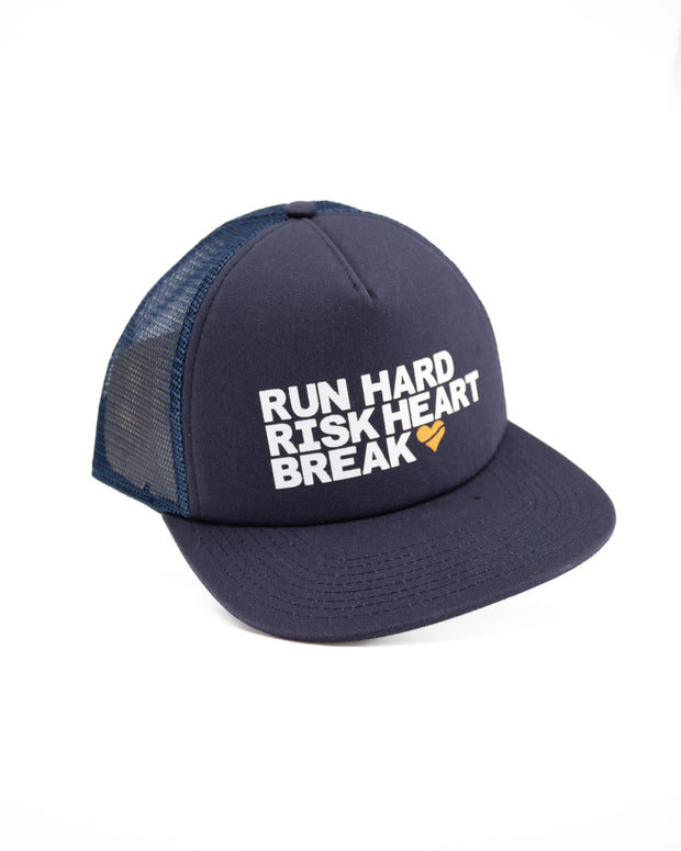 Heartbreak Run Hard Risk Heartbreak Adjustable-Fit Hat
