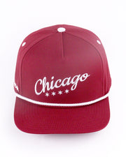 Heartbreak Chicago Script Snapback Hat