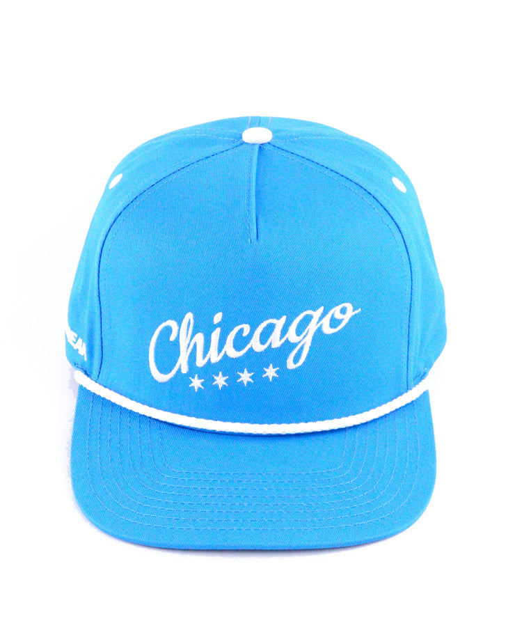 Heartbreak Chicago Script Snapback Hat