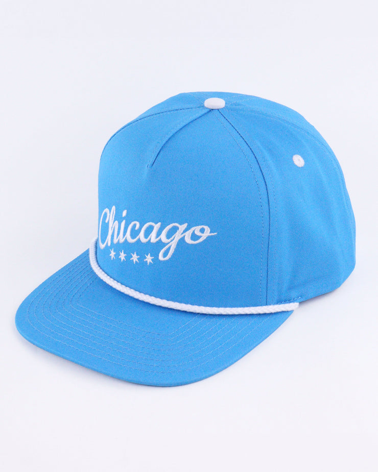 Heartbreak Chicago Script Snapback Hat