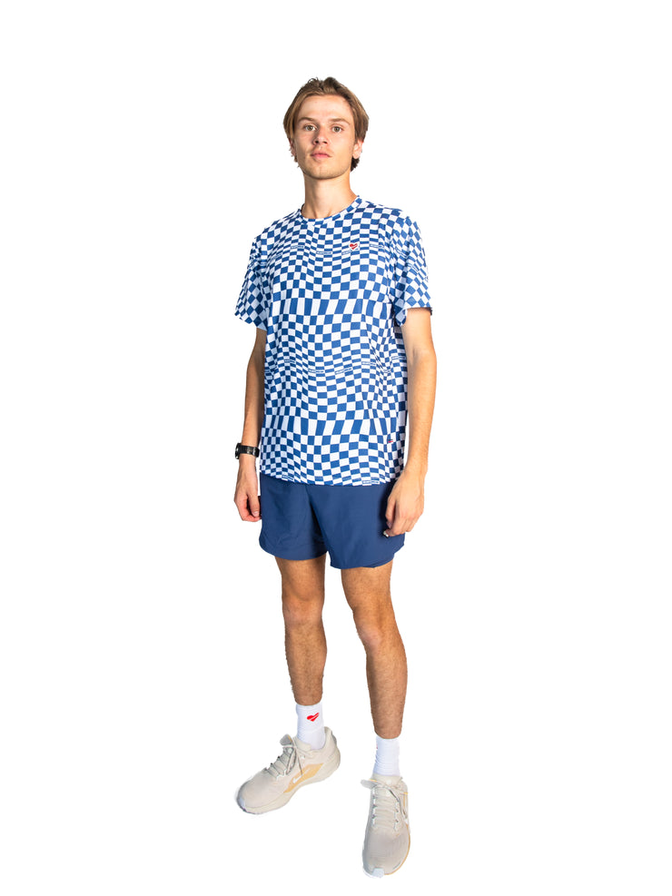 Heartbreak Men's Firehouse Warped Checkered Short Sleeve