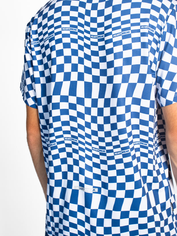 Heartbreak Men's Firehouse Warped Checkered Short Sleeve