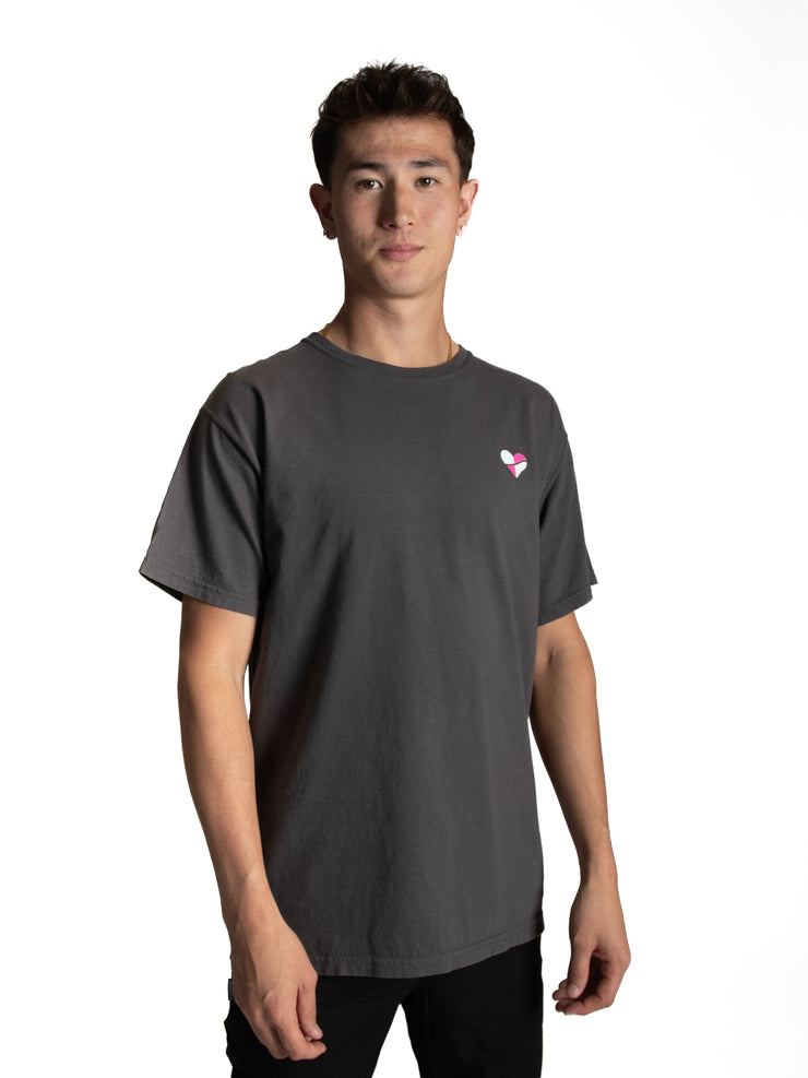 Heartbreak Small Battleshield Heart Logo Tee