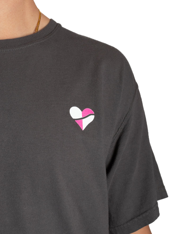 Heartbreak Small Battleshield Heart Logo Tee