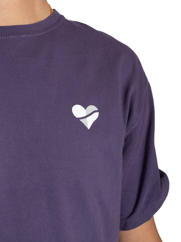 Heartbreak Small Battleshield Heart Logo Tee