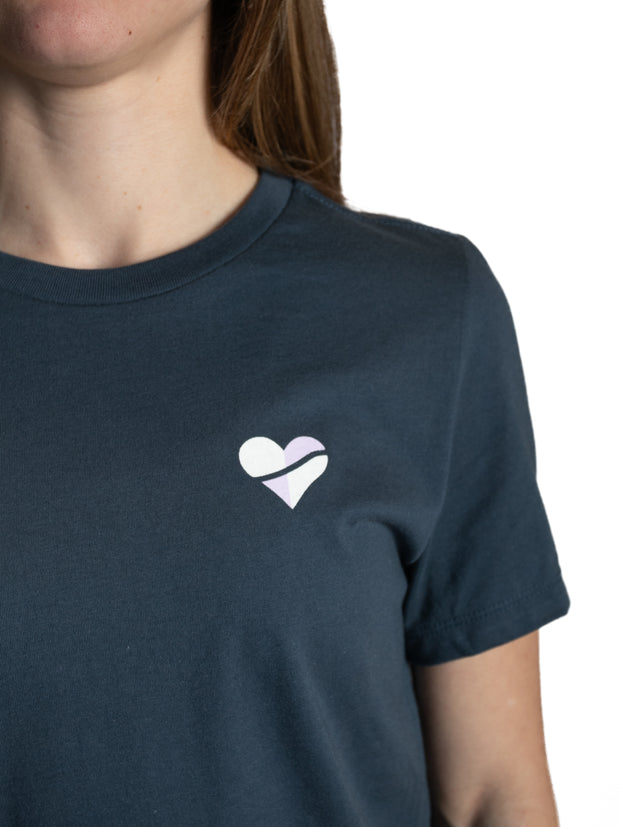 Heartbreak Women's Small Battleshield Heart Logo Tee