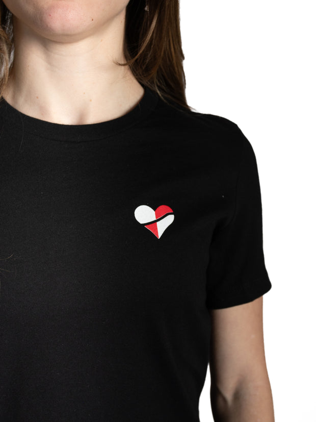 Heartbreak Women's Small Battleshield Heart Logo Tee