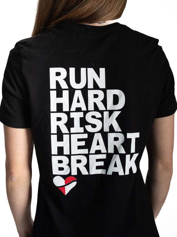 Heartbreak Women's Small Battleshield Heart Logo Tee