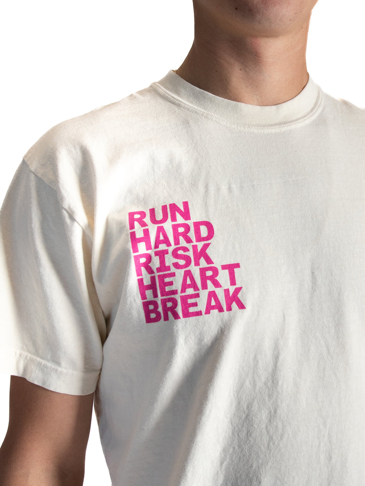 Heartbreak Run & Risk Slogan Tee