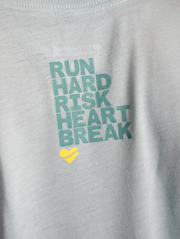 Heartbreak Run & Risk Flowy Cropped Tee