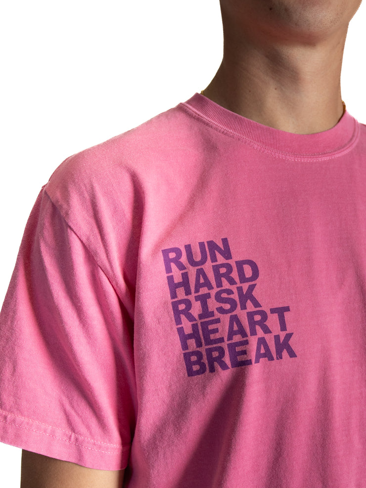 Heartbreak Run & Risk Slogan Tee