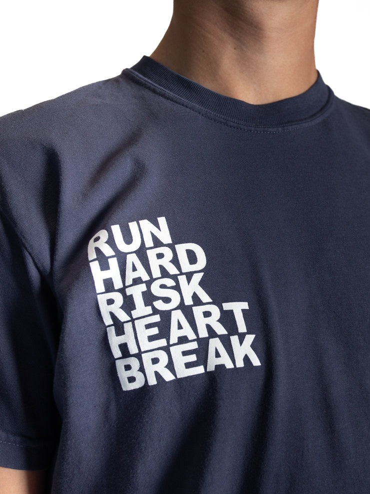 Heartbreak Run & Risk Slogan Tee